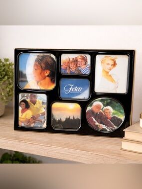 Fetco Black Multi-Opening Photo Frame